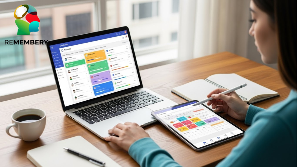 Using a reminder app to track long term goal planner and daily progress