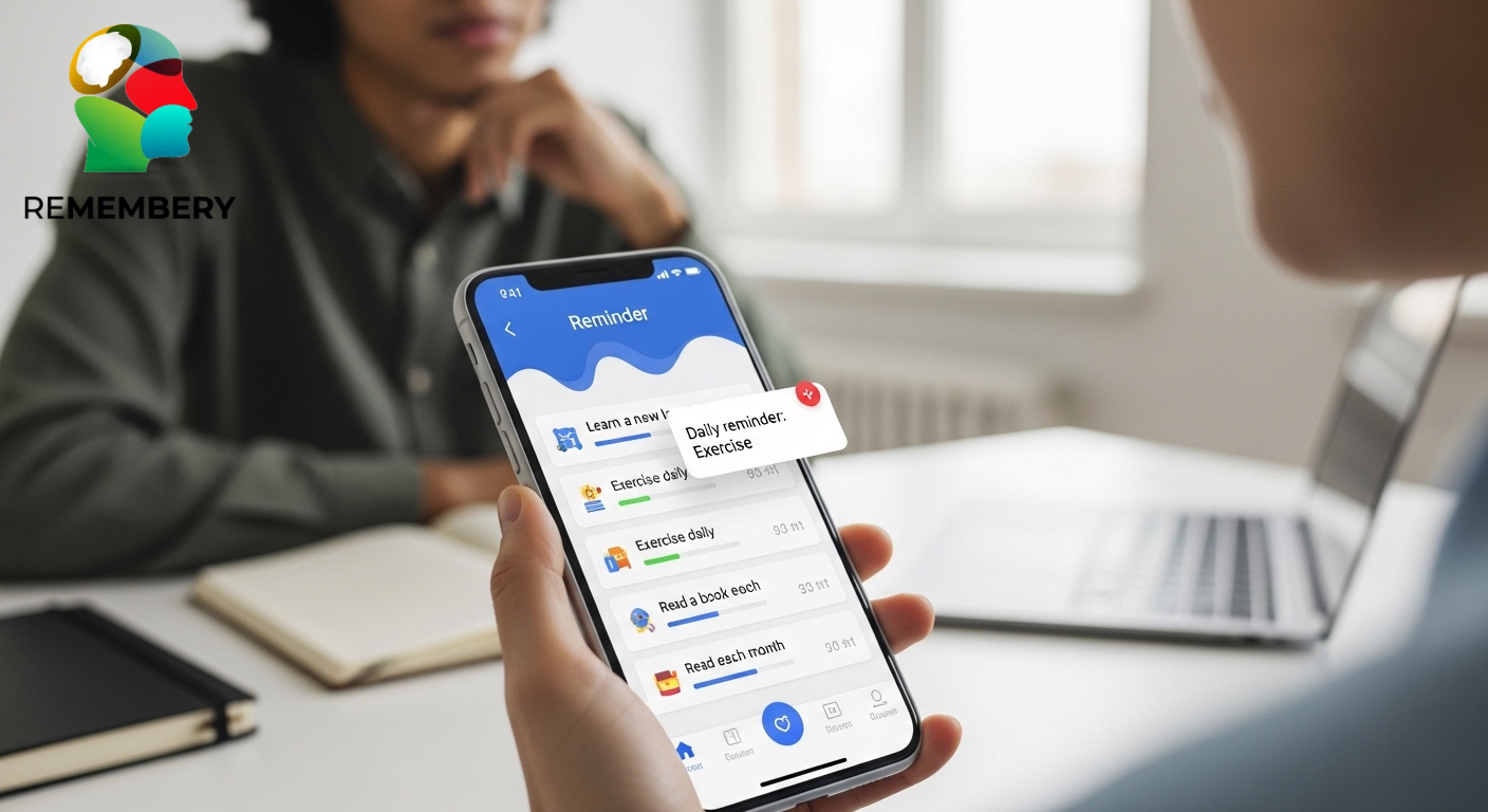 Reminder apps helping manage personal goals and daily productivity